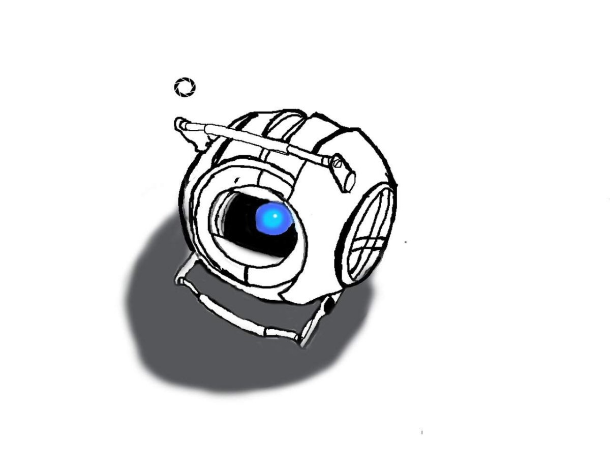 Wheatley Portal 2 раскраска