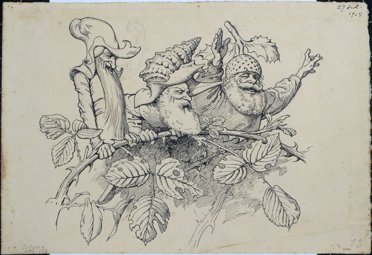 Иллюстрация к басне Крылова квартет