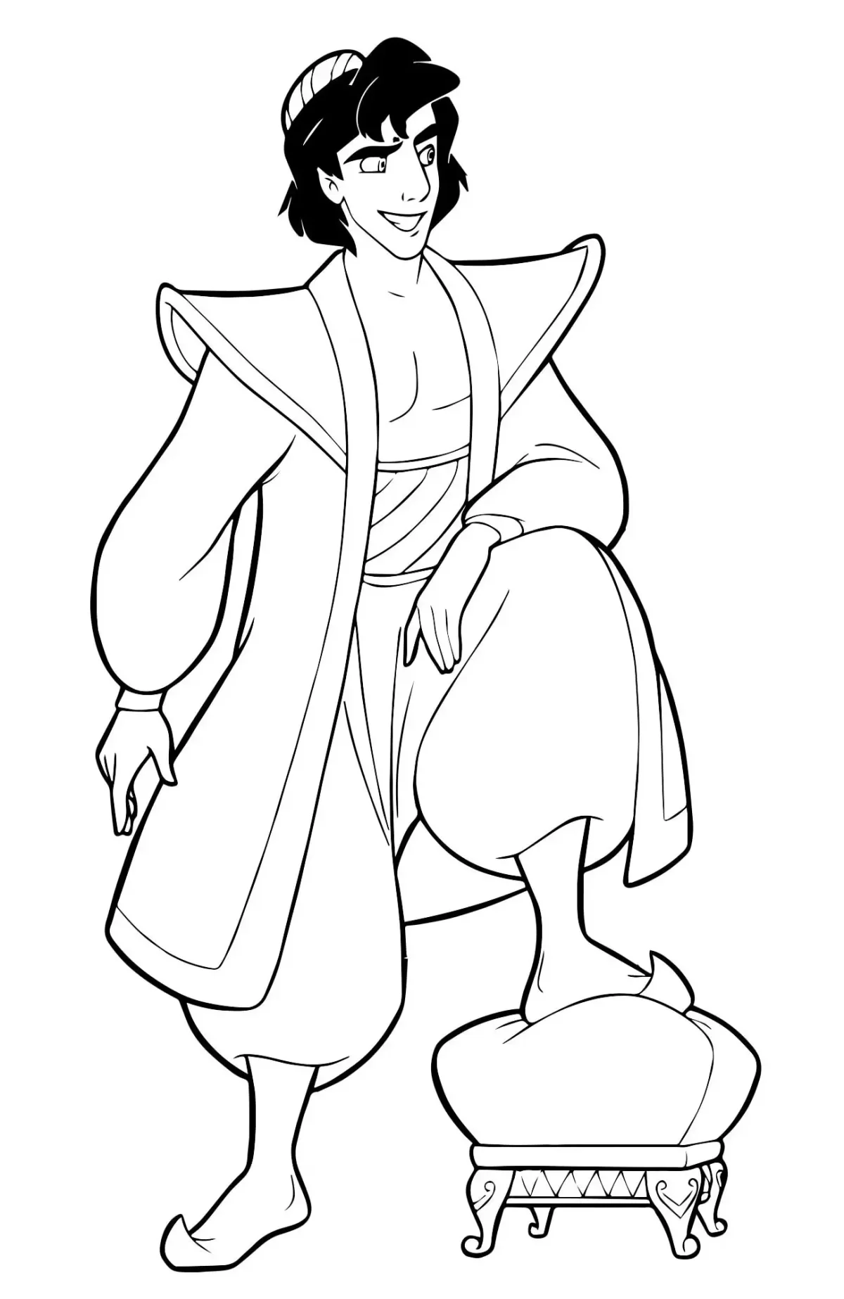 Принцы Дисней раскраска