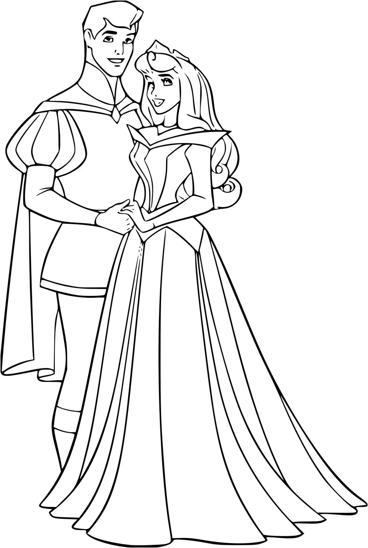 Принцы Дисней раскраска