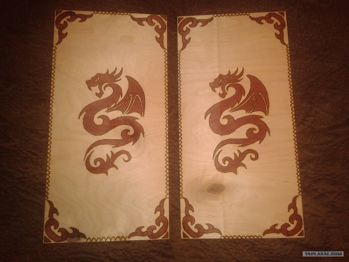 Трафарет для нард внутри