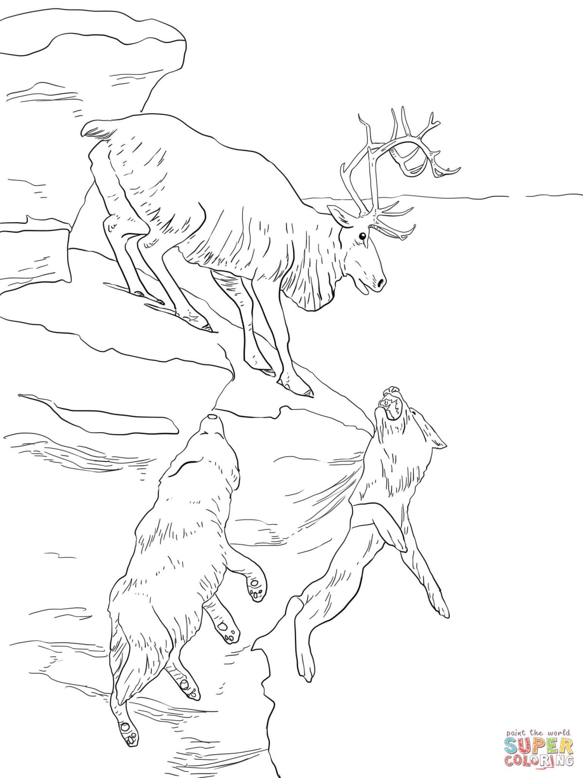 Коза из волка семеро козлят раскраска