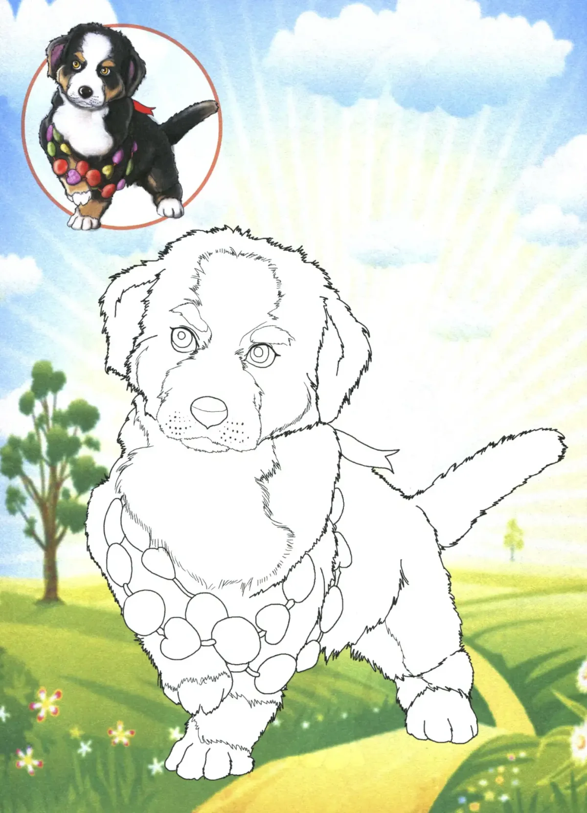 Терьер раскраска