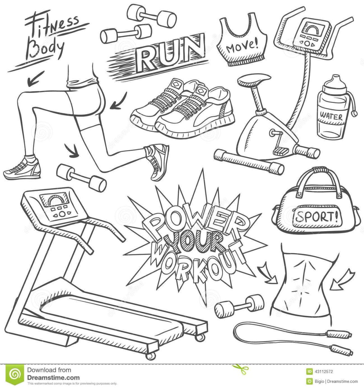 Режим дня раскраска для детей