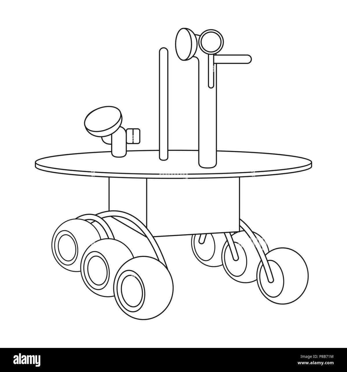 Марсоход мультяшный