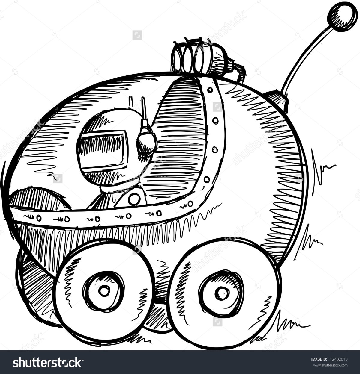 Космические луноходы для раскрашивания