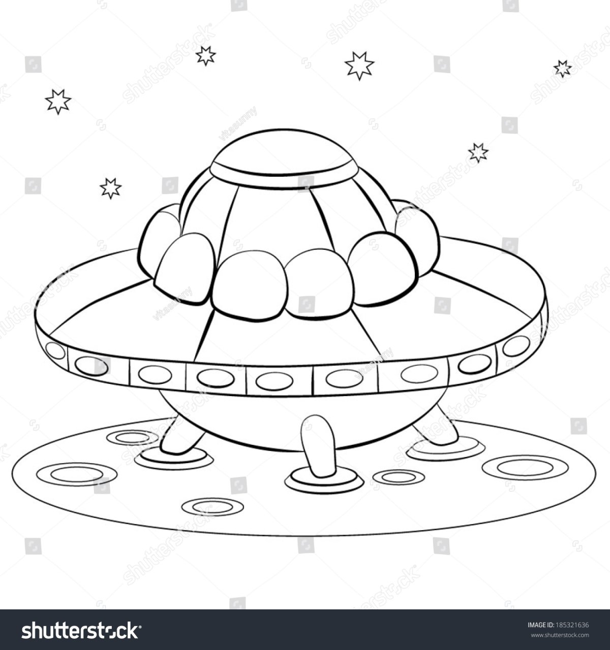 Раскраска Луноход на Луне