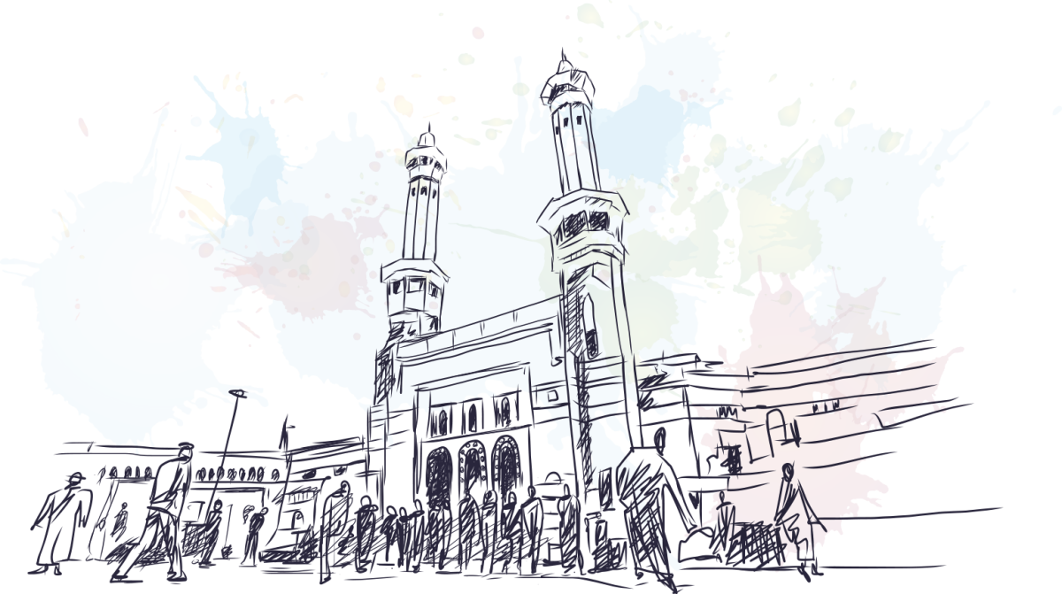 Эскизы мечети Кааба