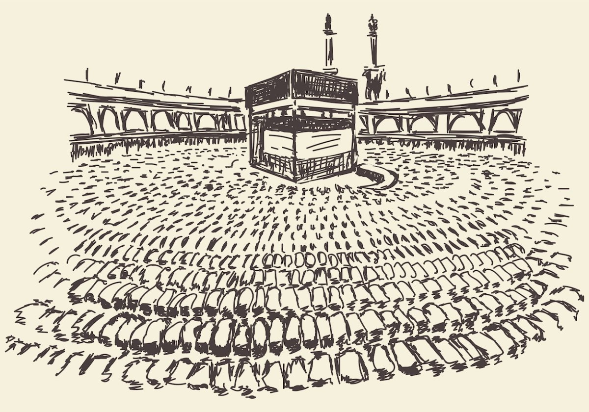 Мека графический ресунок