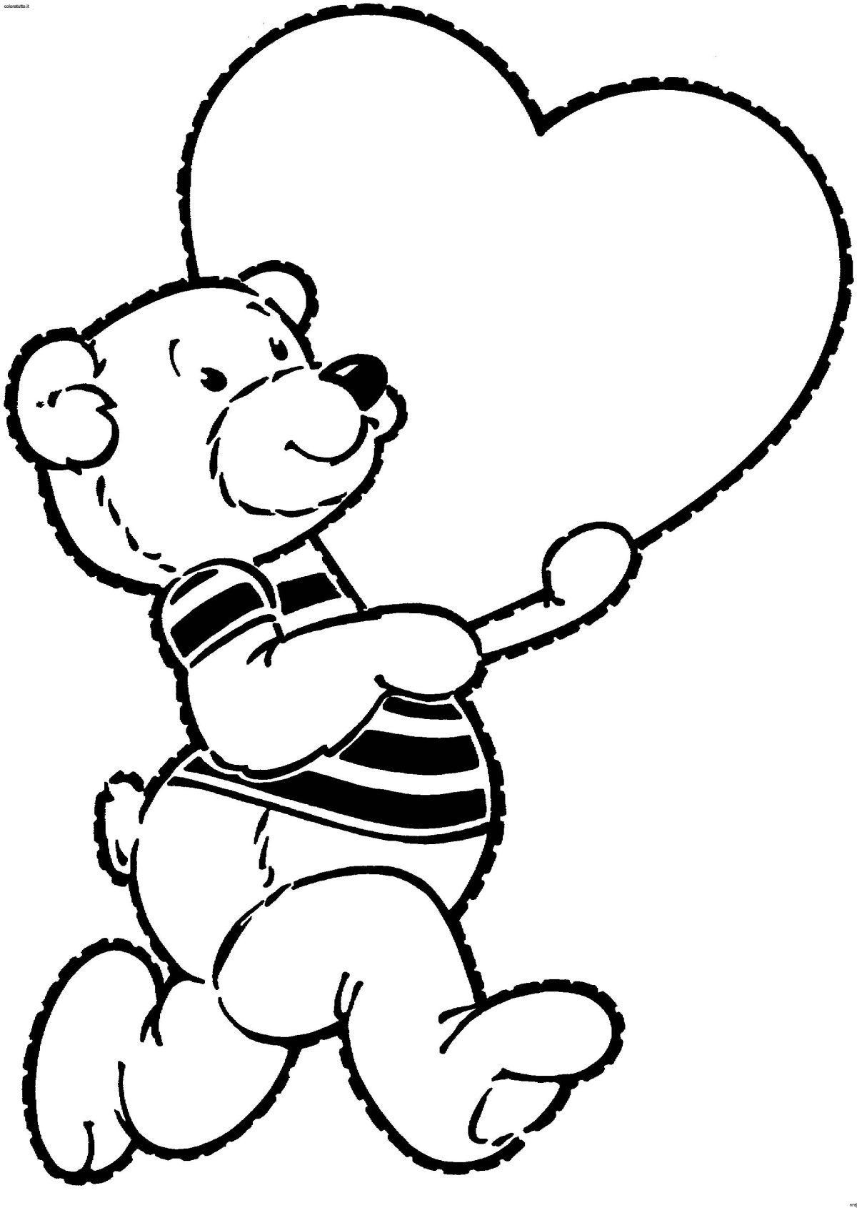 Мишка Тедди трафарет для вырезания