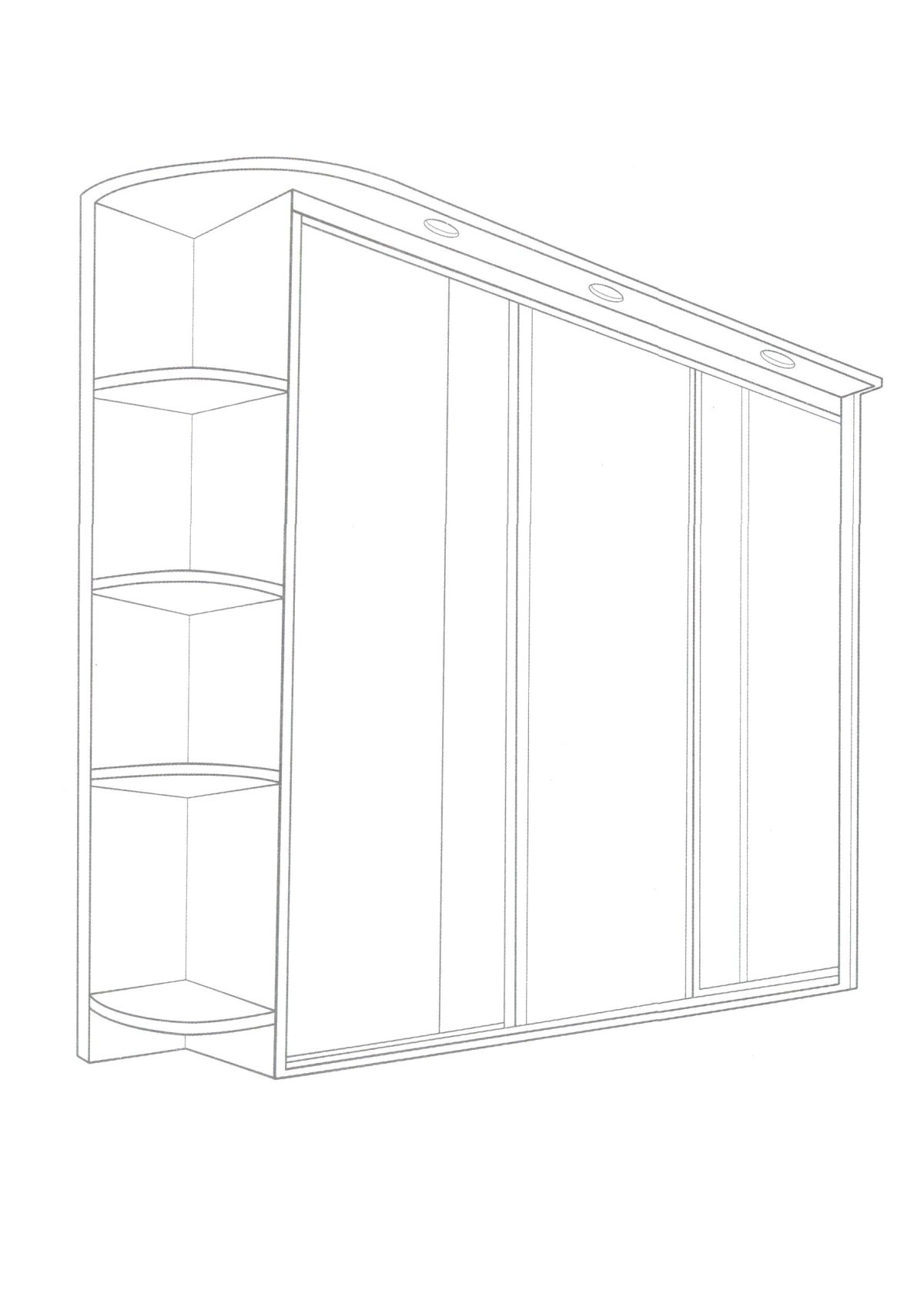 Раскраска шкаф для одежды