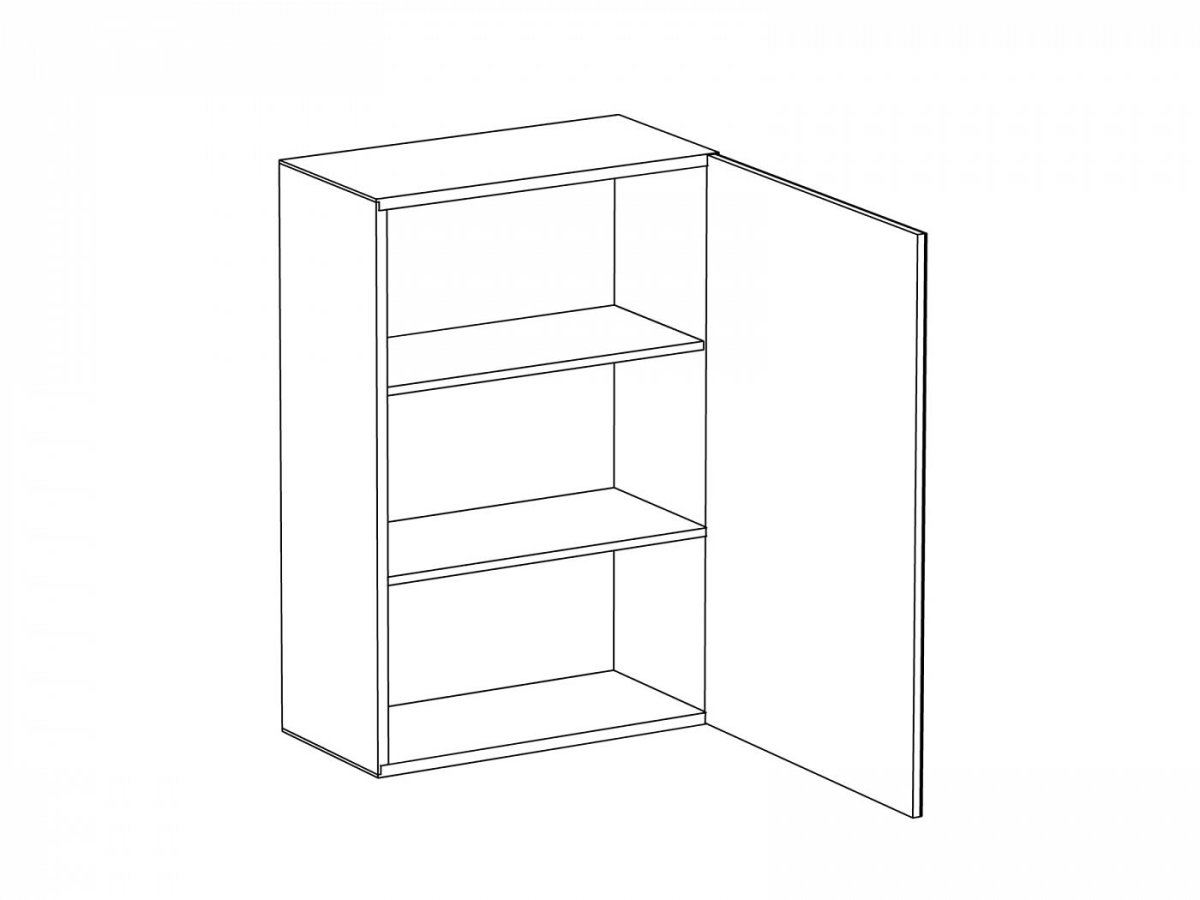 Книжный шкаф раскраска