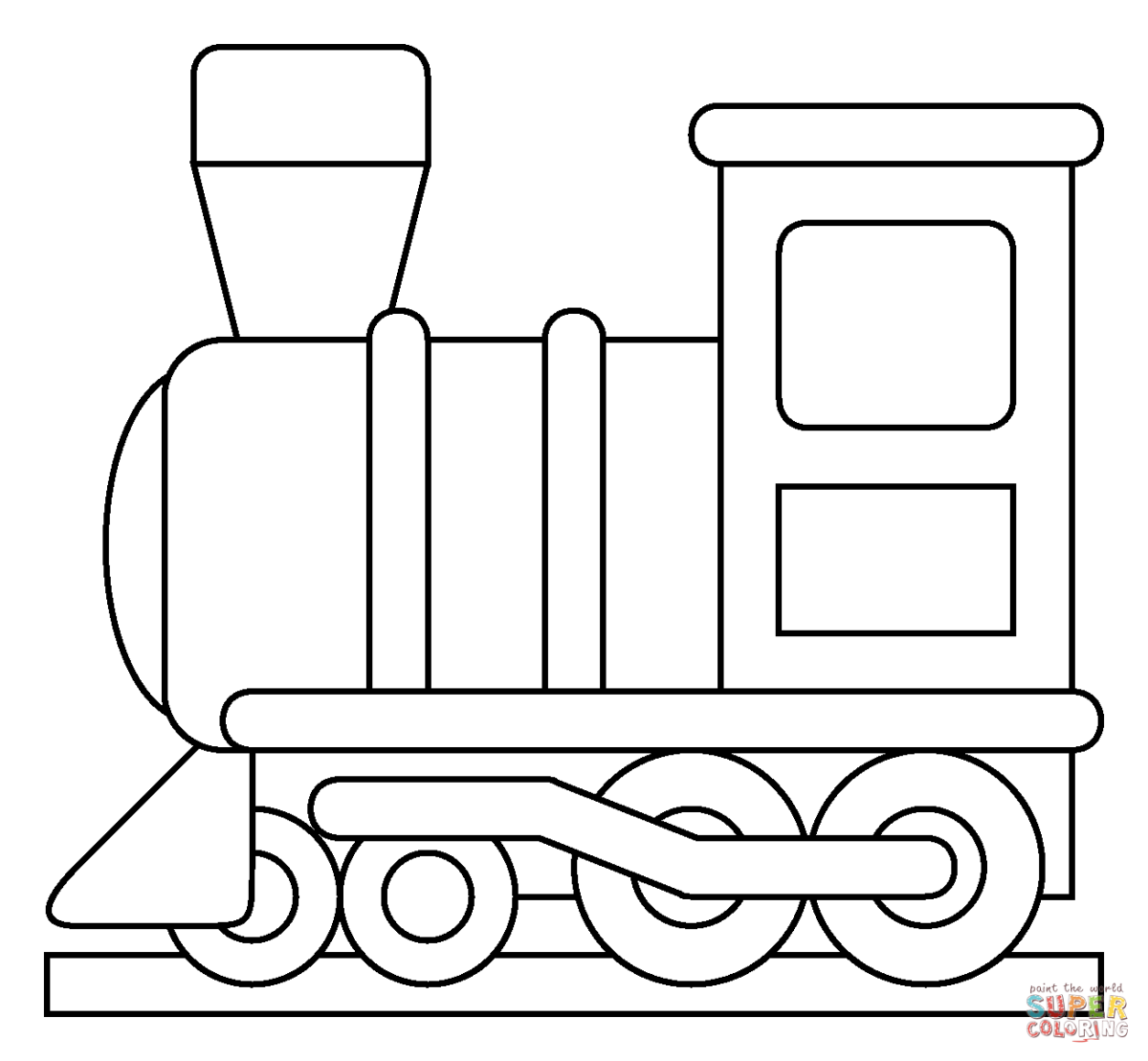 Паровоз эскиз