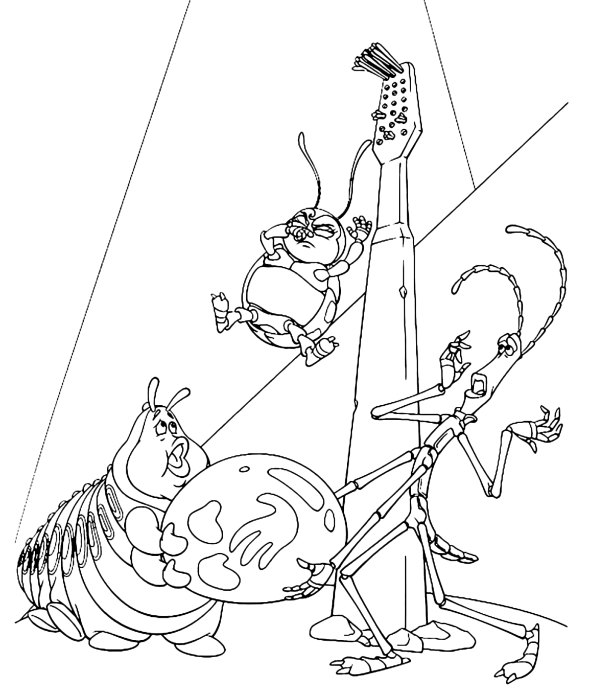 Раскраска Тараканище Чуковского