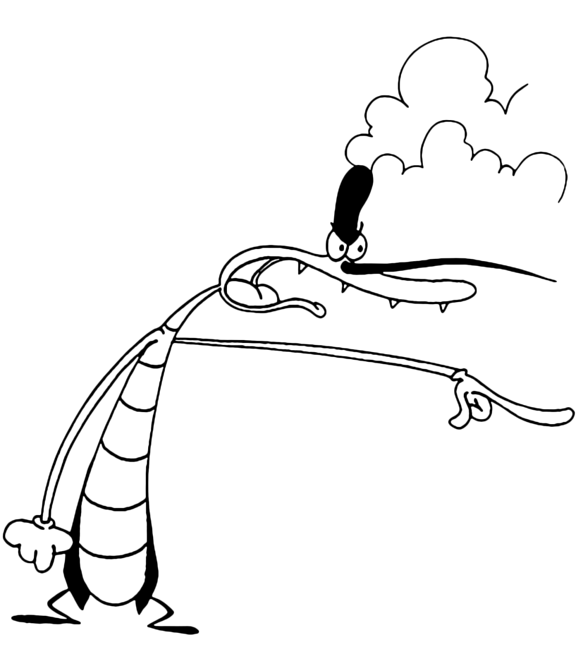 Корней Чуковский путаница раскраска