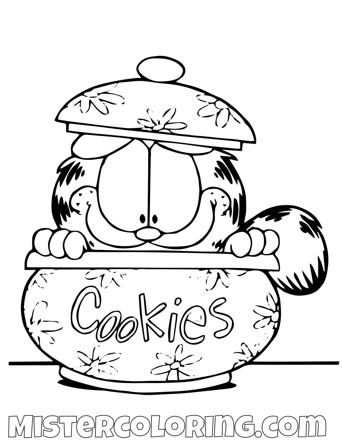 Раскраска котик Басик