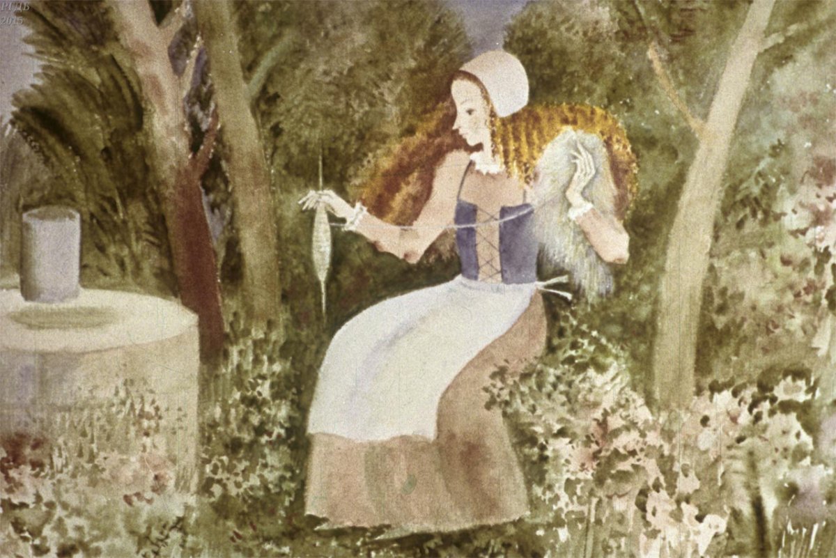 Бабушка Метелица братья Гримм