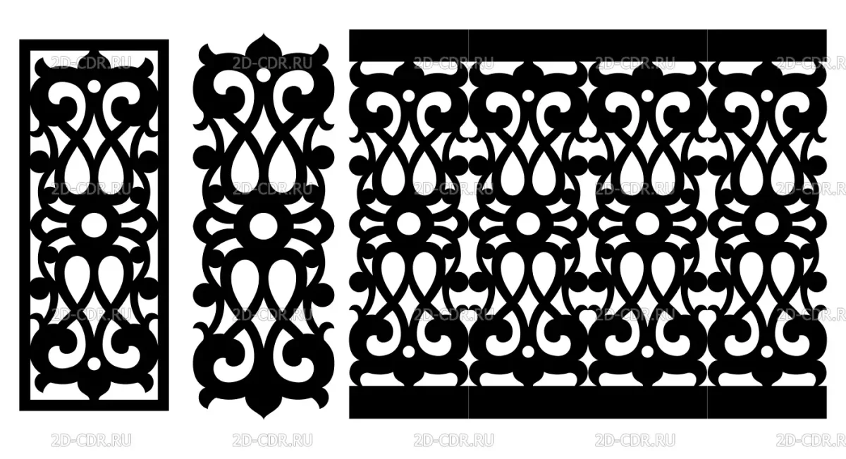 Марокканский орнамент вектор фрезеровка