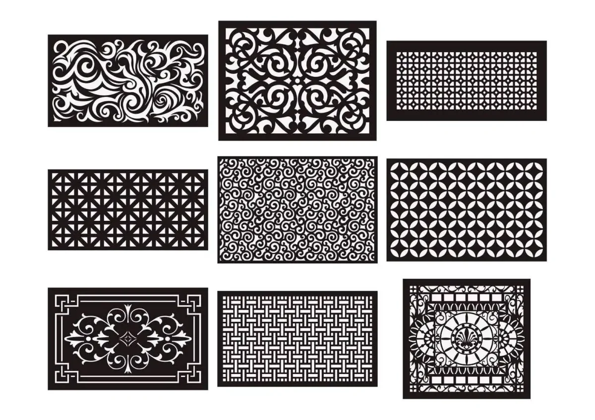 Вектор узоры для ЧПУ лазера