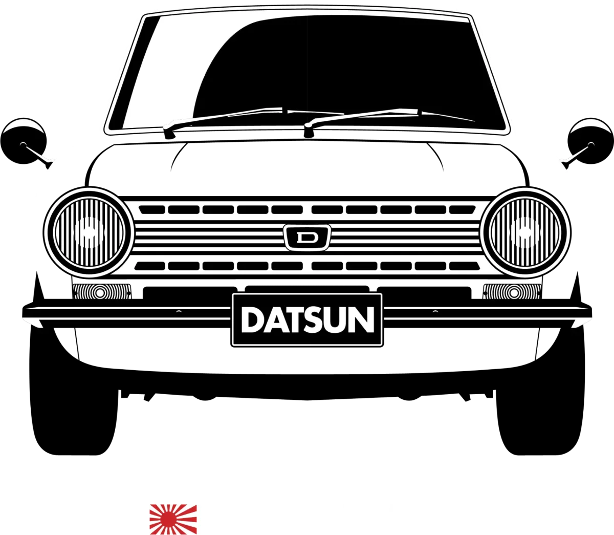 Datsun раскраска