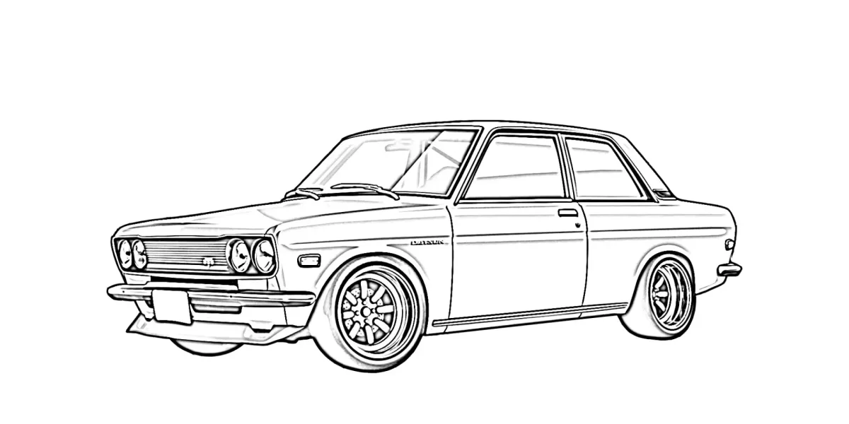 Раскраска ВАЗ 2106