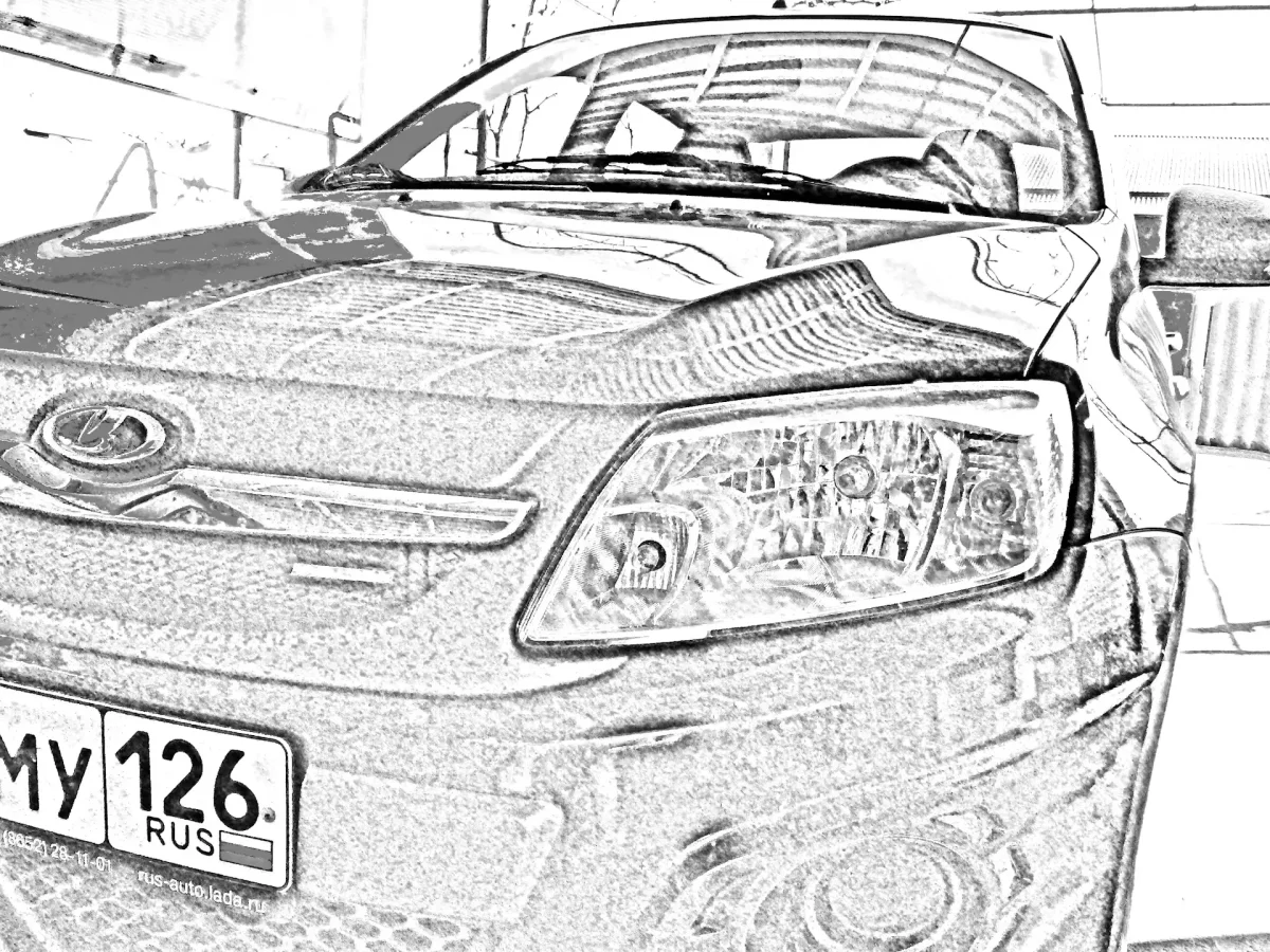 Ниссан 240z чертёж