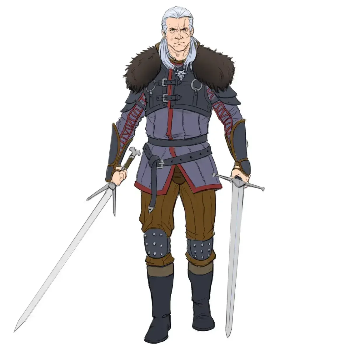 Геральт из Ривии Повседневная одежда