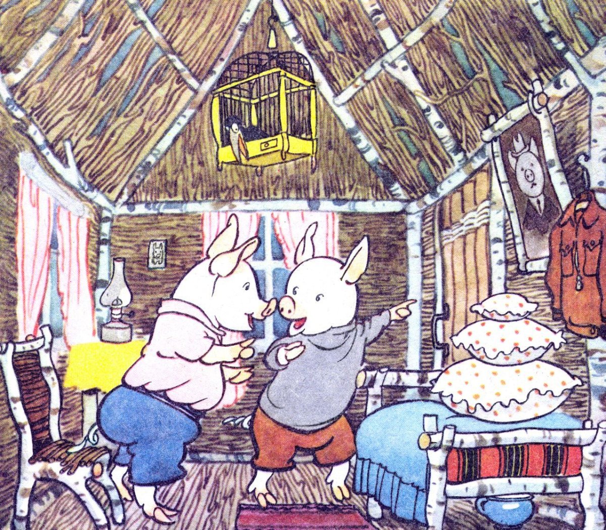 Три поросёнка сказка Михалкова