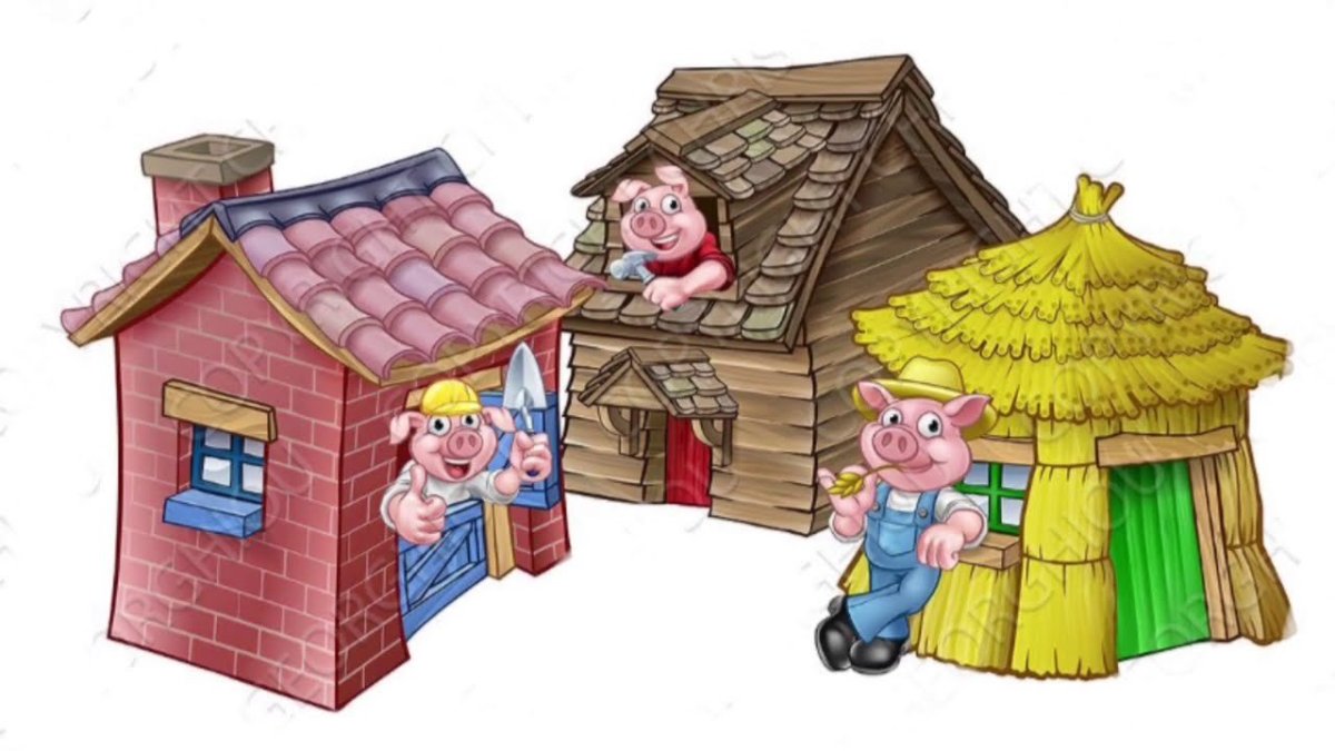 Домики трех поросят