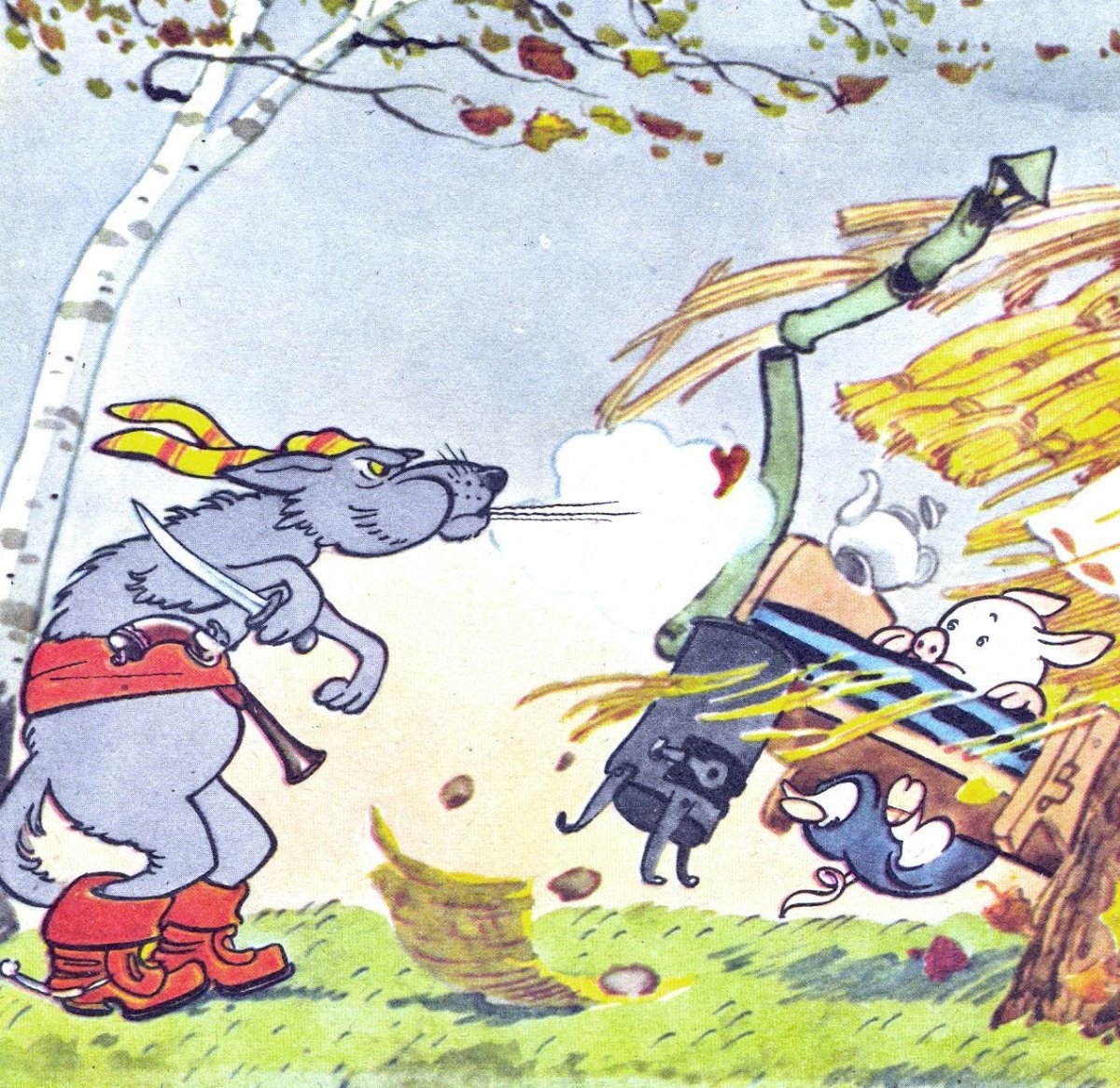 Константин Ротов три поросенка