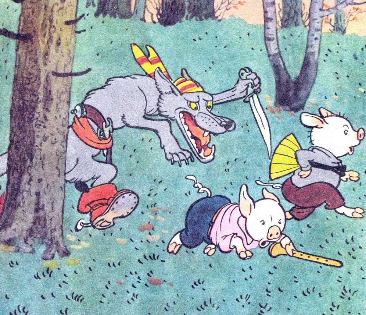 Сказка три поросенка Михалков