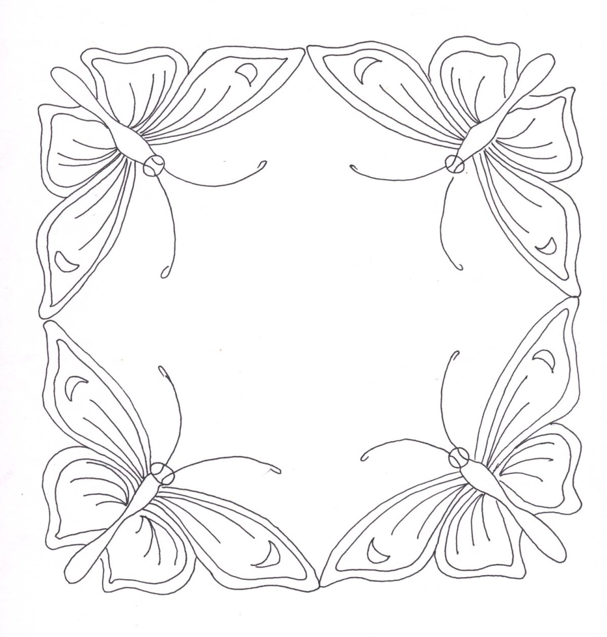 Эскиз салфетки