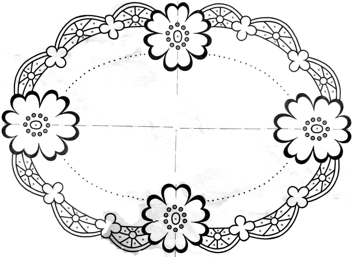Вышивка Ришелье схемы салфеток