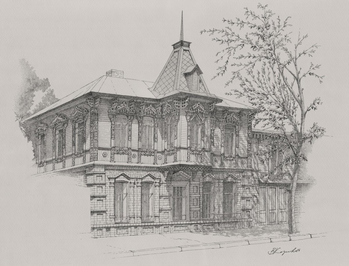 Зарисовки памятников архитектуры