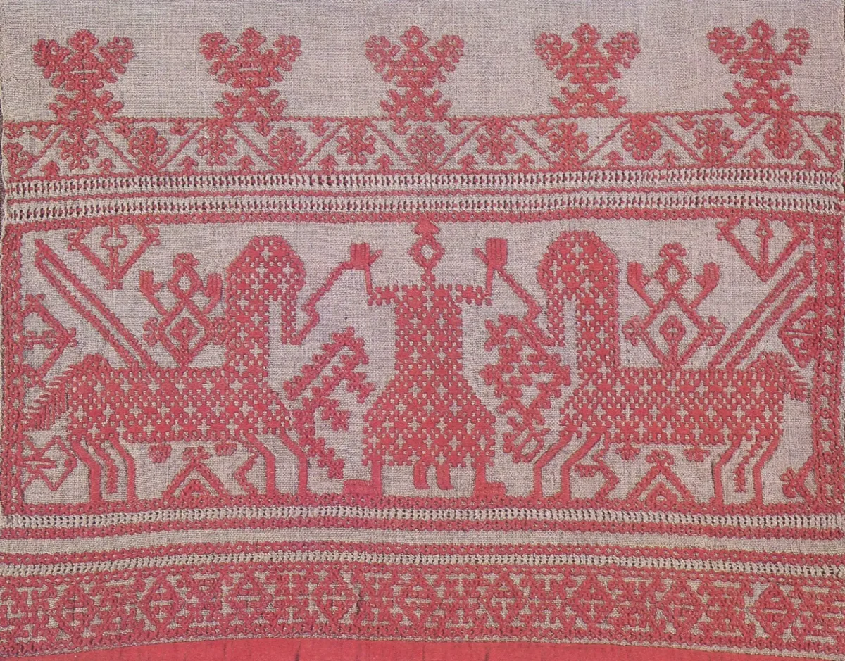 Гангур орнамент народной вышивки Славянского населения Кубани