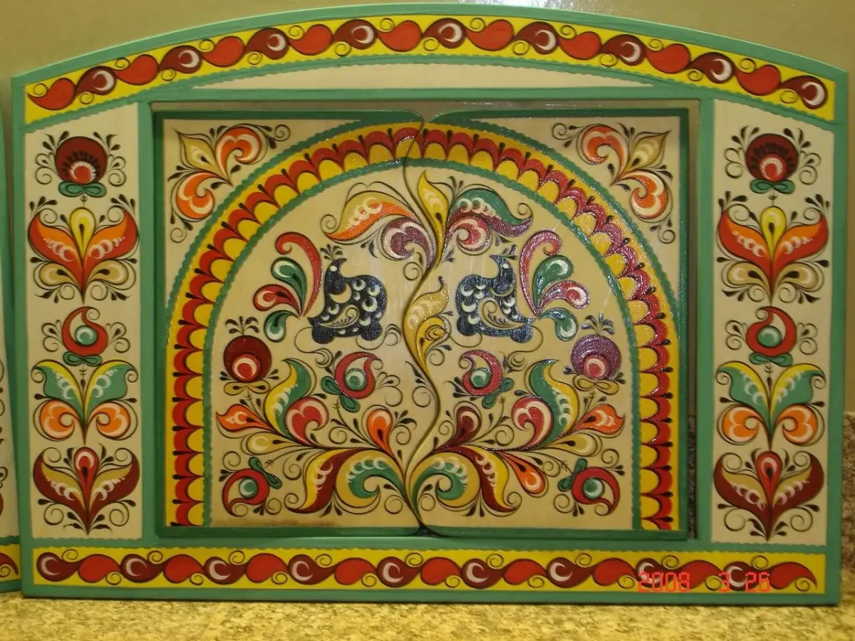 Северодвинская роспись ракульская