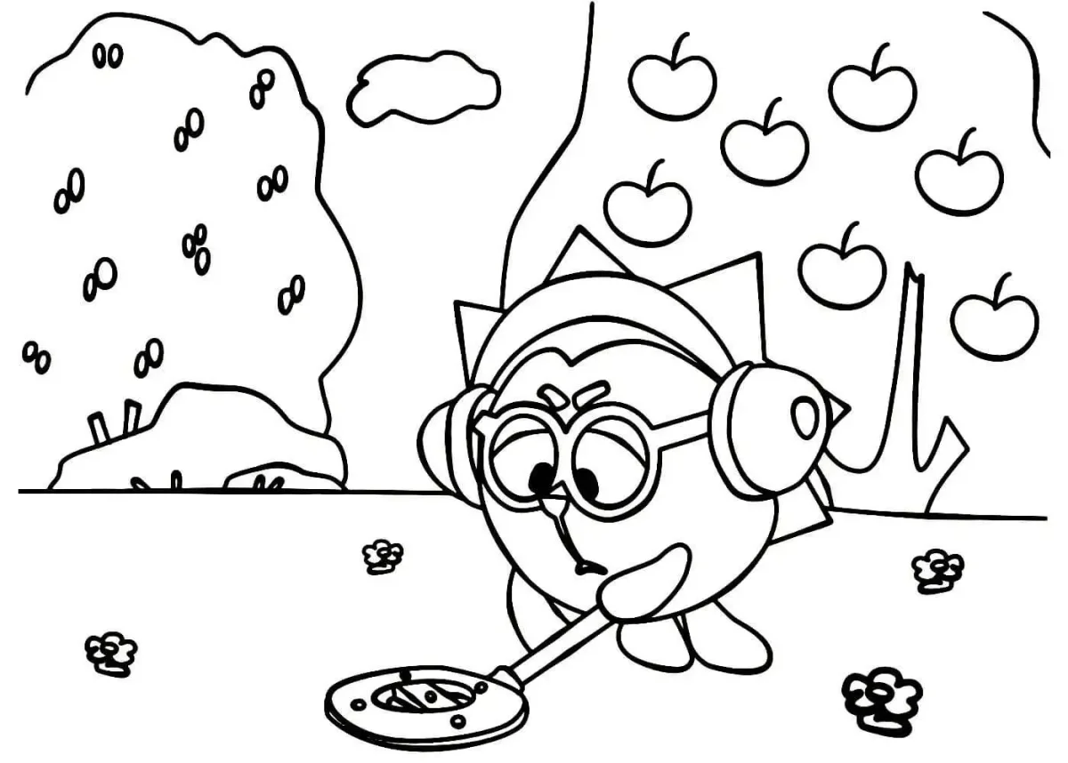 Детские раскраски Смешарики