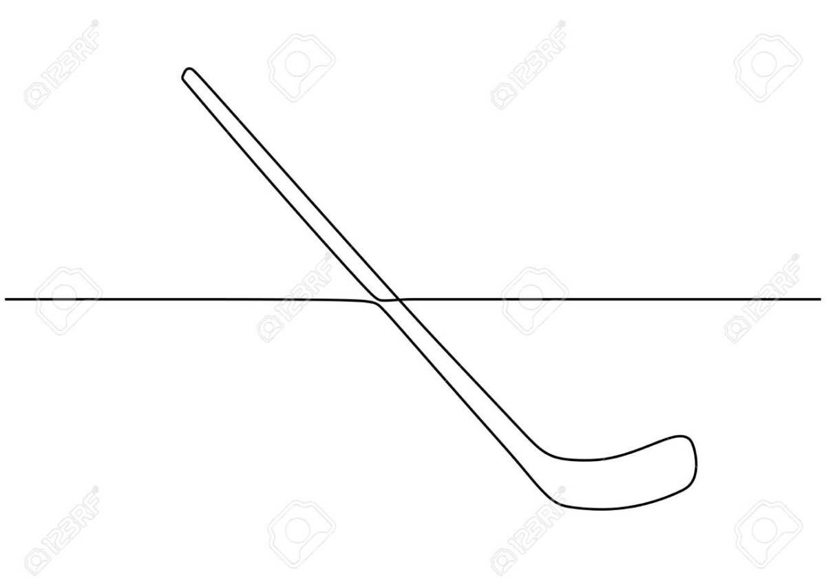 Скрещенные клюшки и шайба