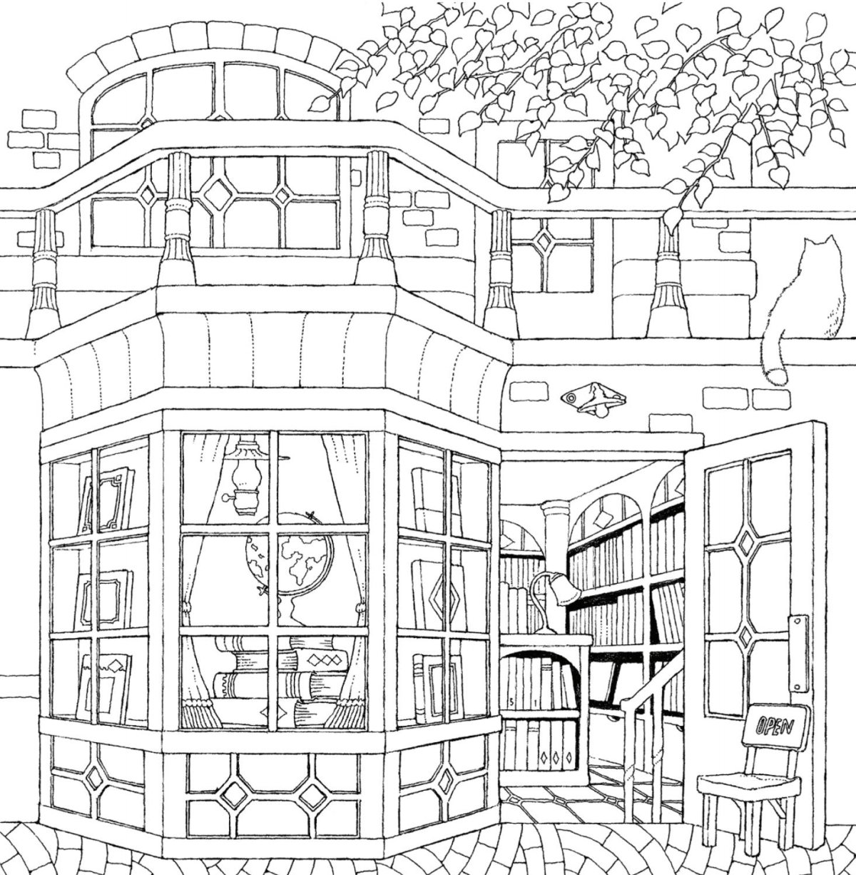 Домик рисунок