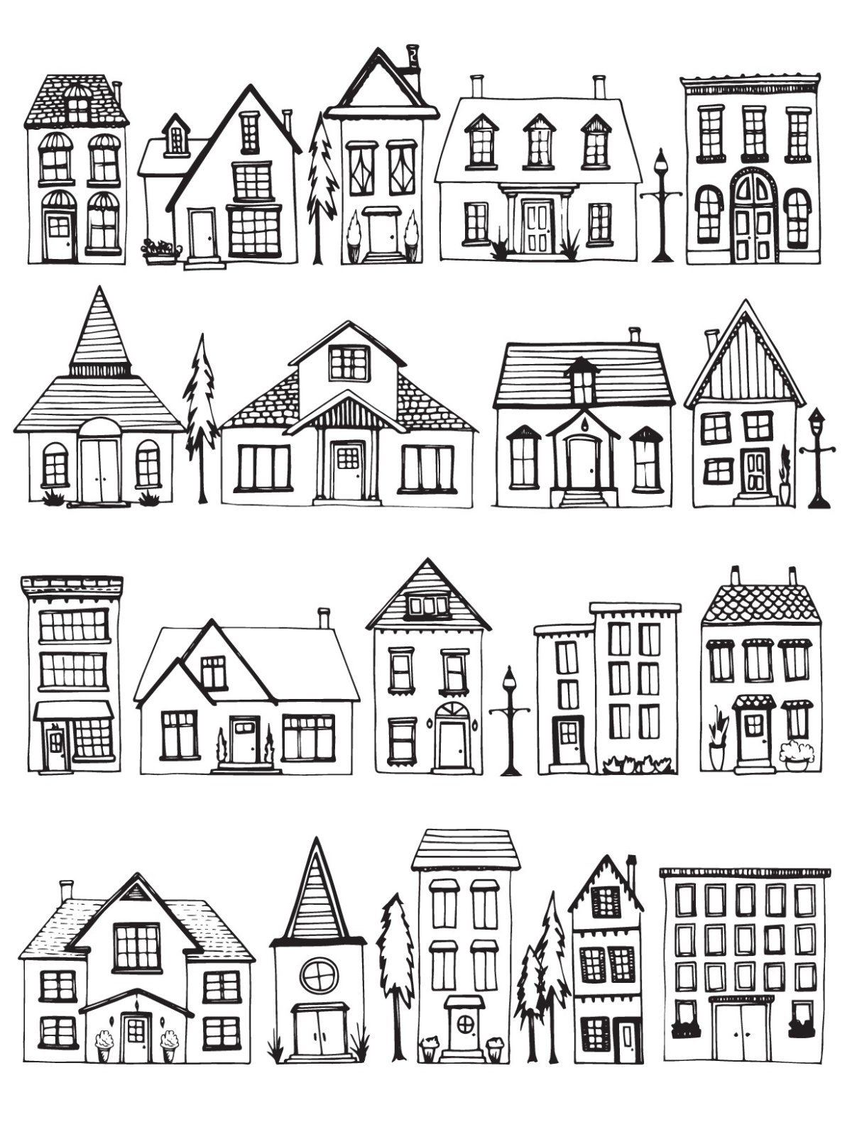 Раскраска Пряничный дом