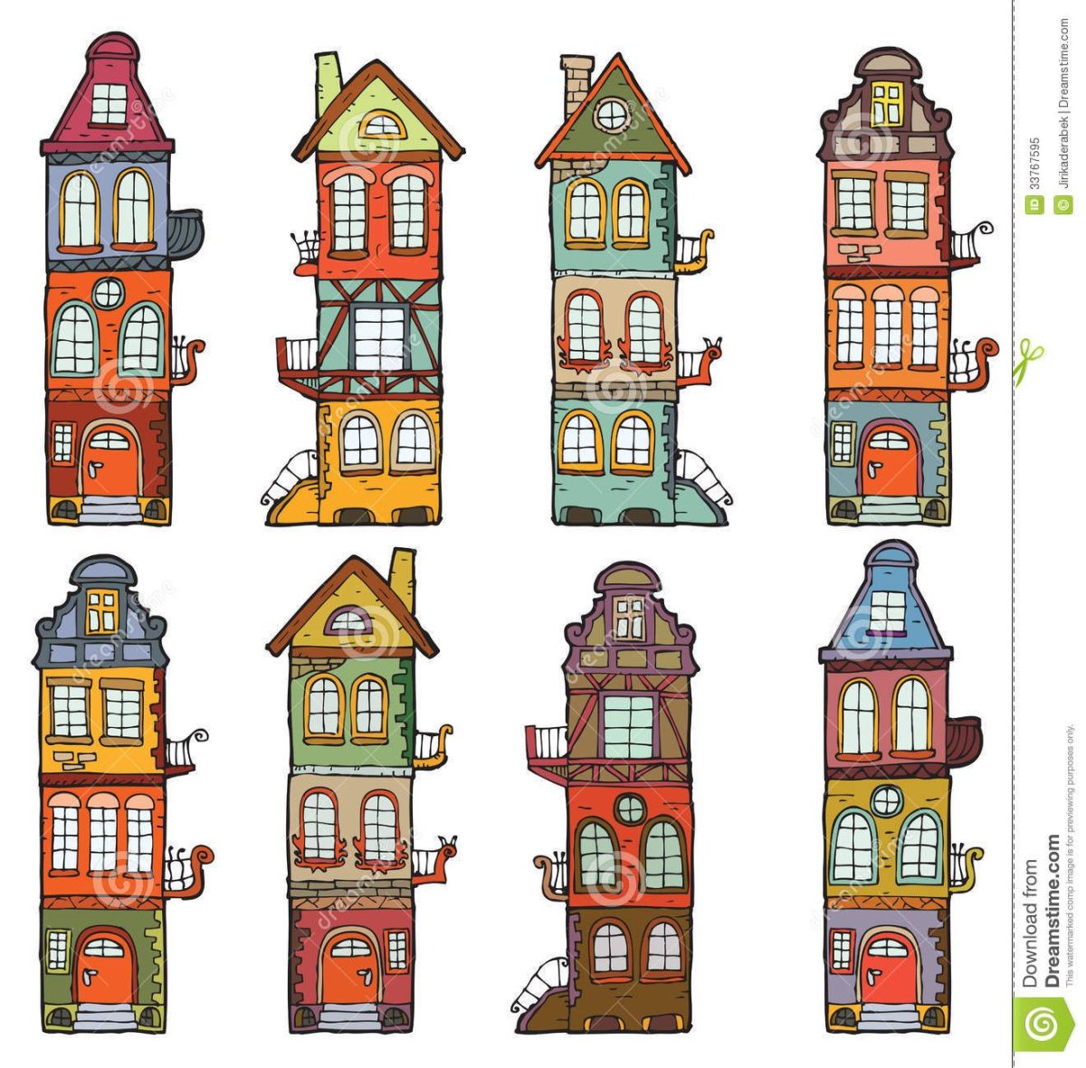 Домик для раскрашивания