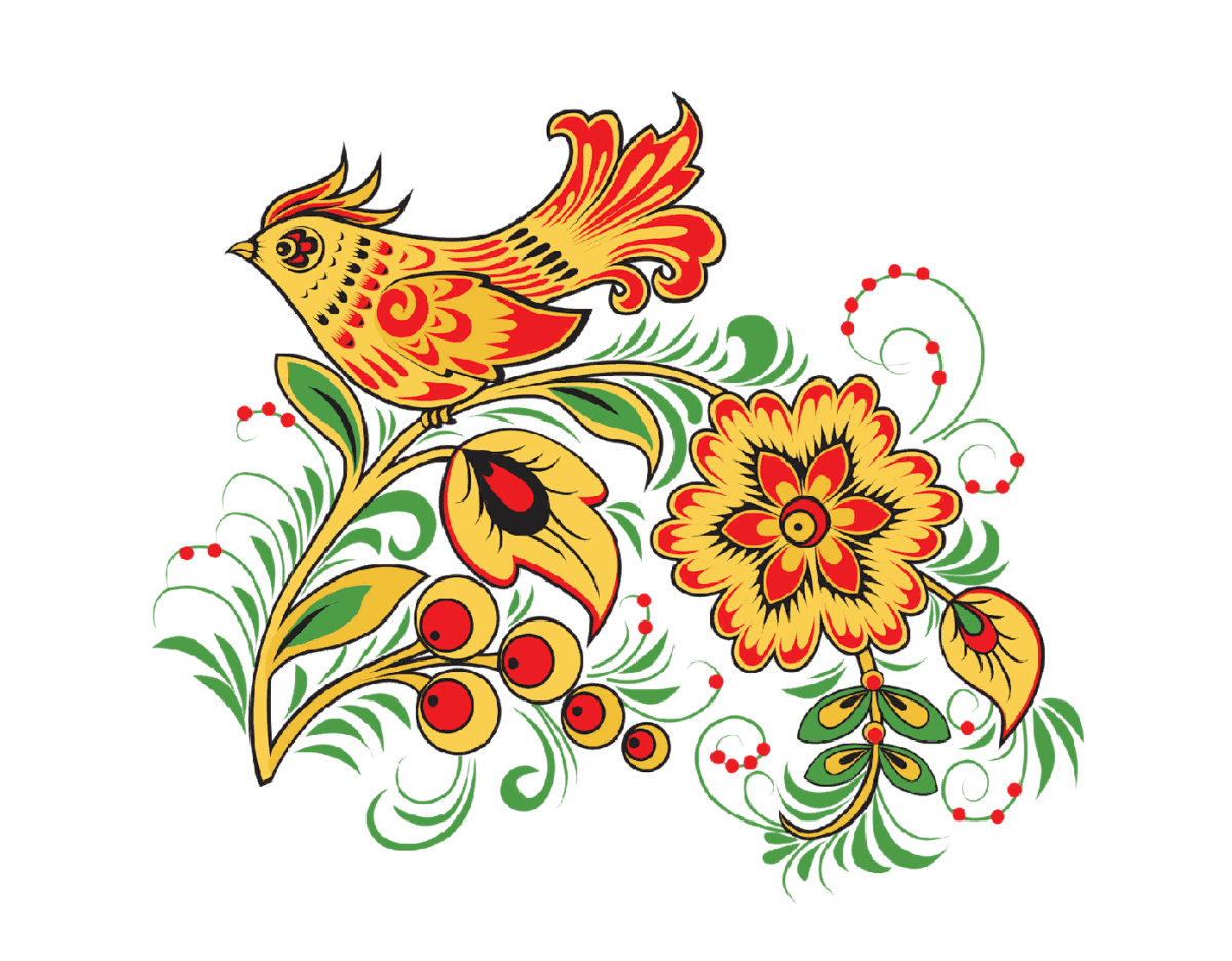 Анималистический орнамент в полосе