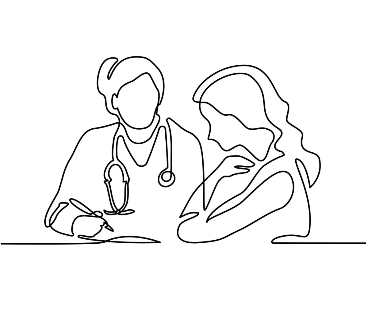 Врач рисунок