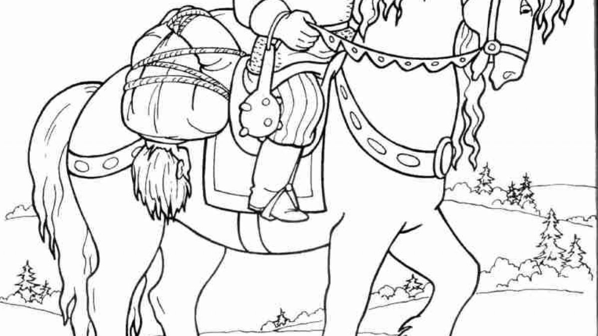 Разукрашку Илья Муромца