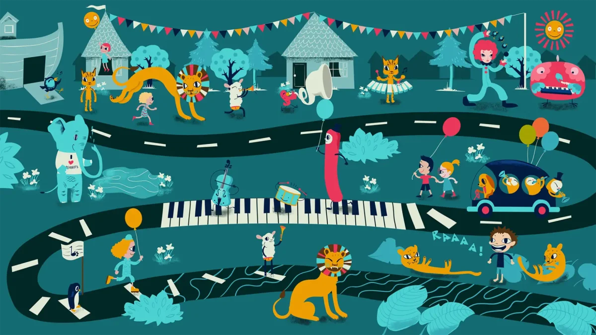 Карнавал животных декорации