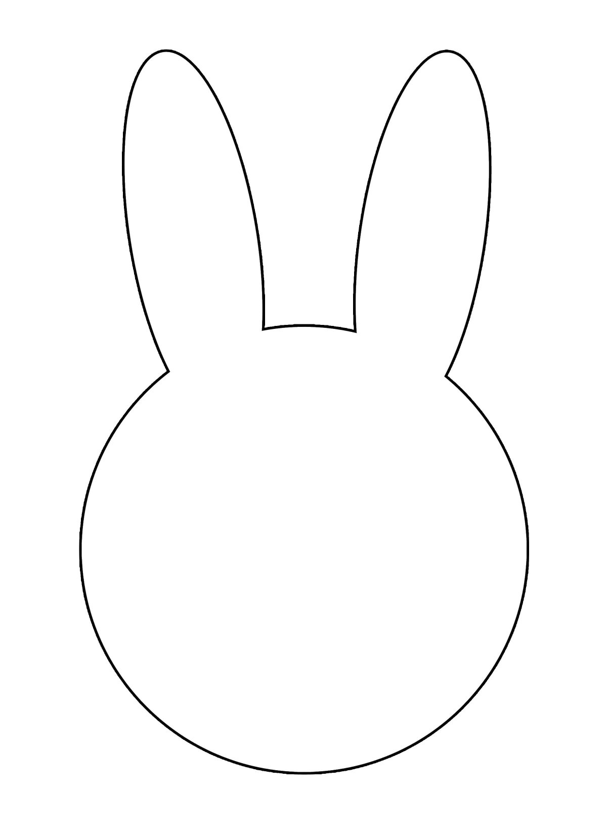 Пасхальный заяц раскраска