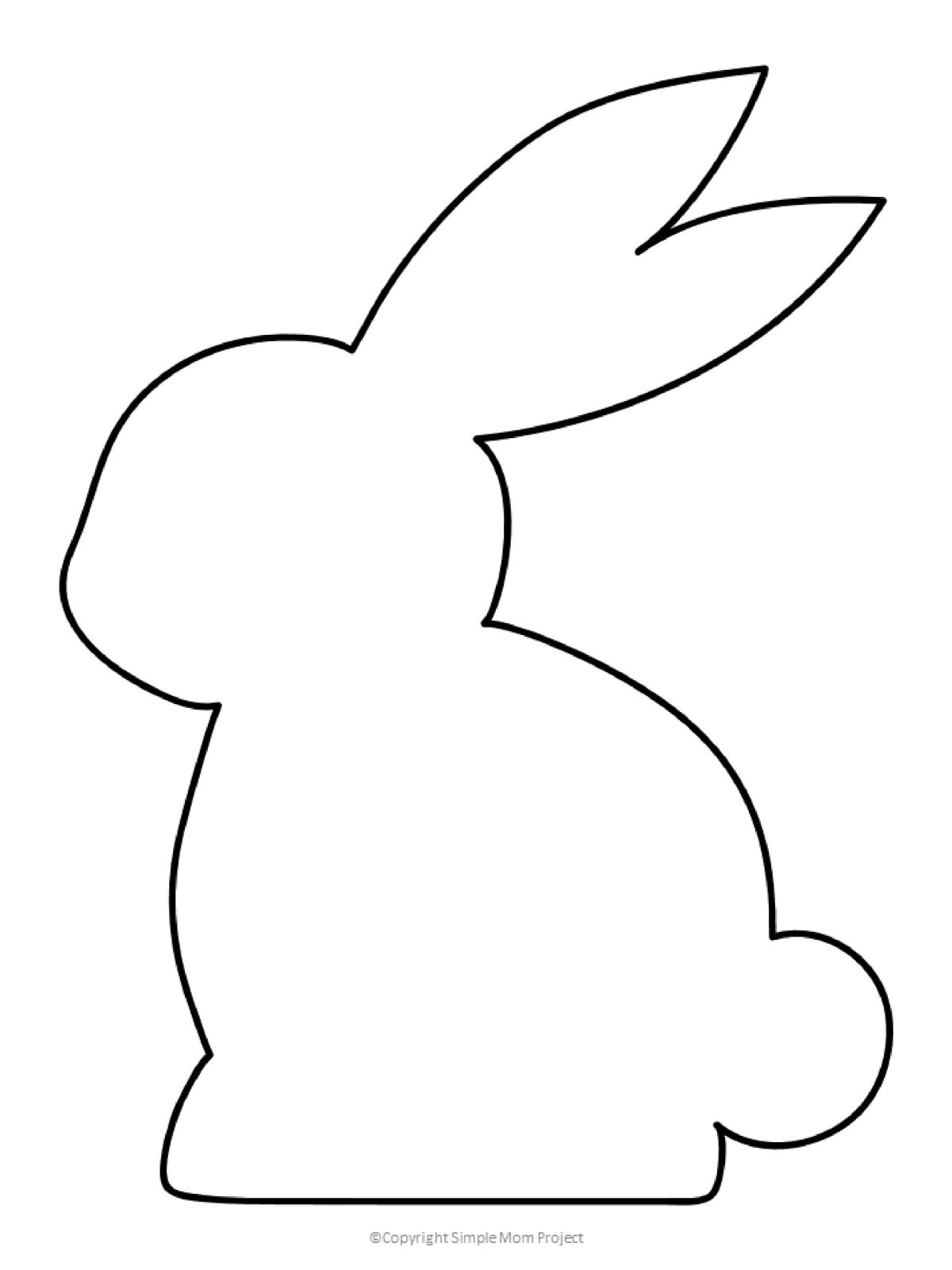 Маска зайца раскраска