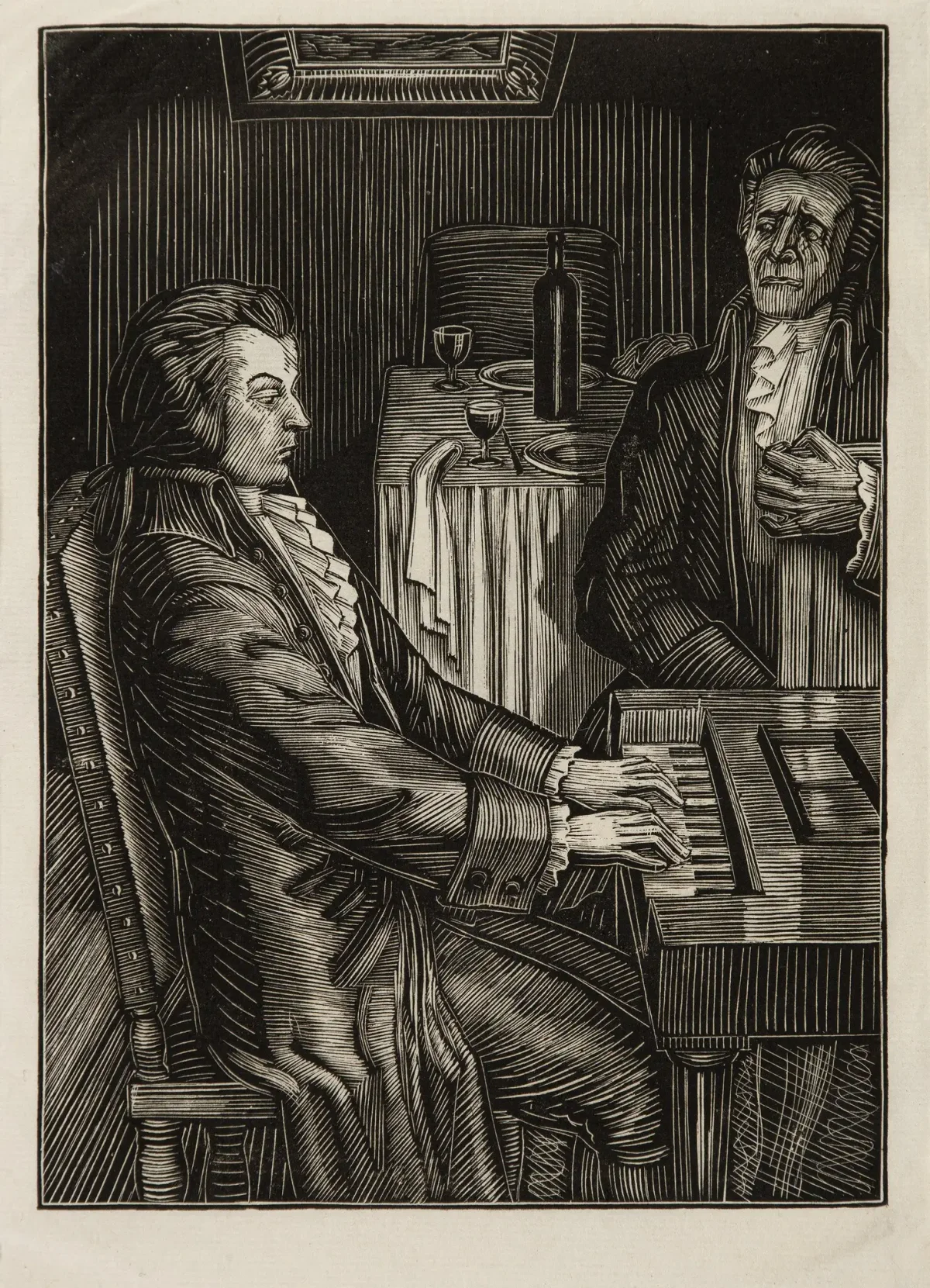 Фаворский Моцарт и Сальери