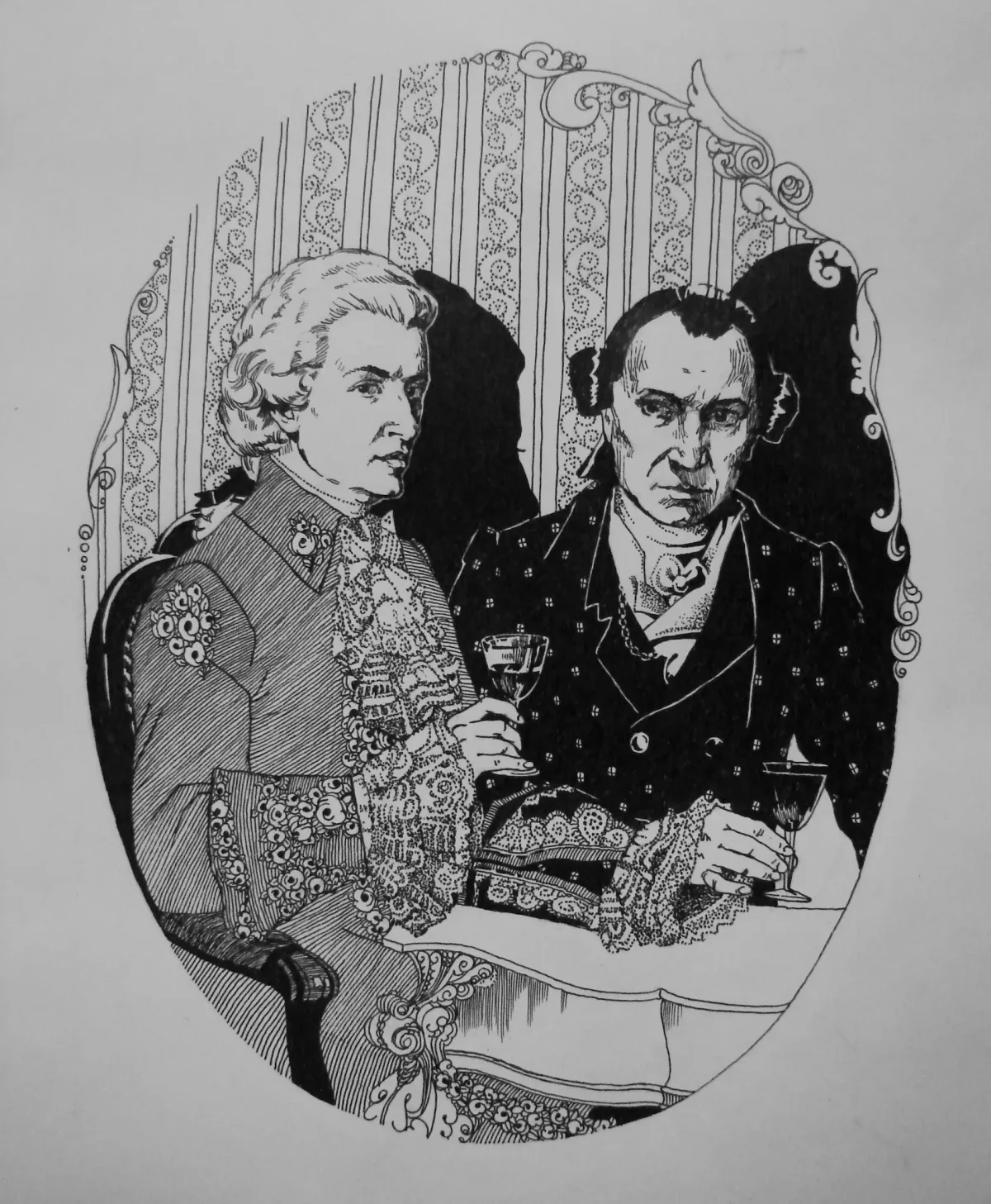 Иллюстрации к Моцарту и Сальери Пушкина