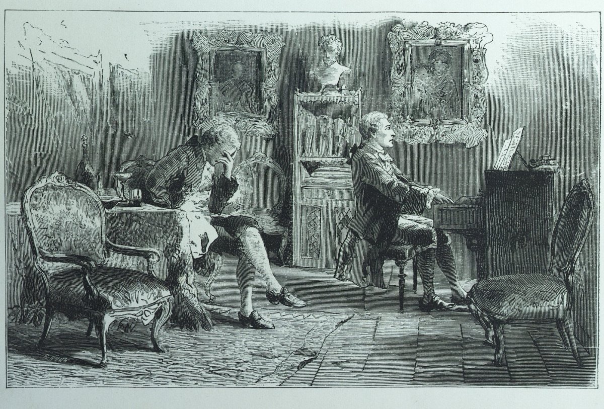 Иллюстрации к моцарту и сальери пушкина